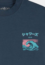 Pokémon T-Shirt Navy Vaporeon Size L