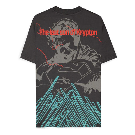 DC Comics T-Shirt Superman Dark Grey son of Krypton