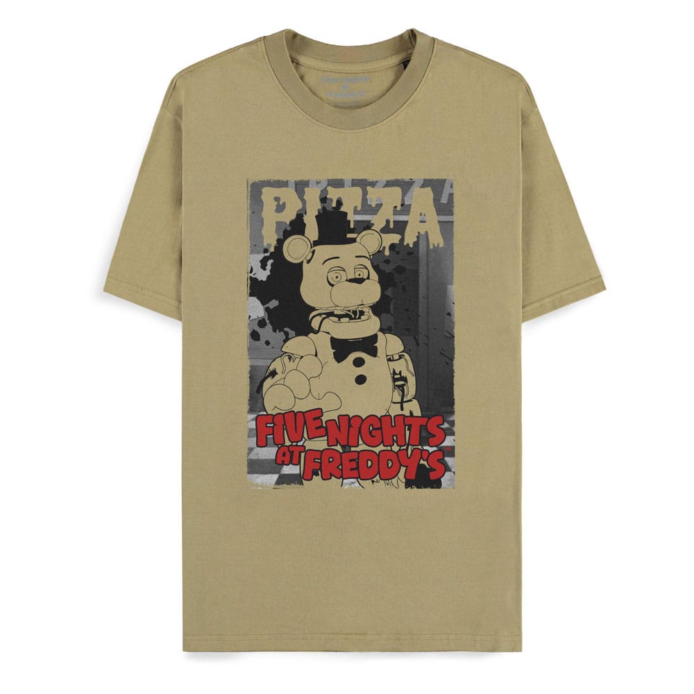 Five Nights at Freddy's T-Shirt Pizza Men's Size L