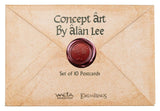 Lord of the Rings Postcards Set Concept Art by Alan Lee: The Lord of the Rings 15 x 12 cm