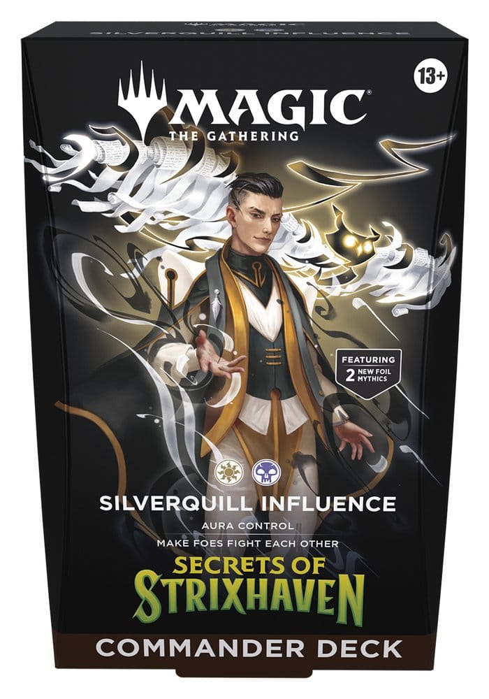 Magic the Gathering Secrets of Strixhaven Commander Decks Case (5) english