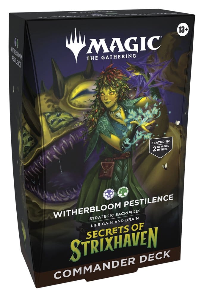 Magic the Gathering Secrets of Strixhaven Commander Decks Case (5) english