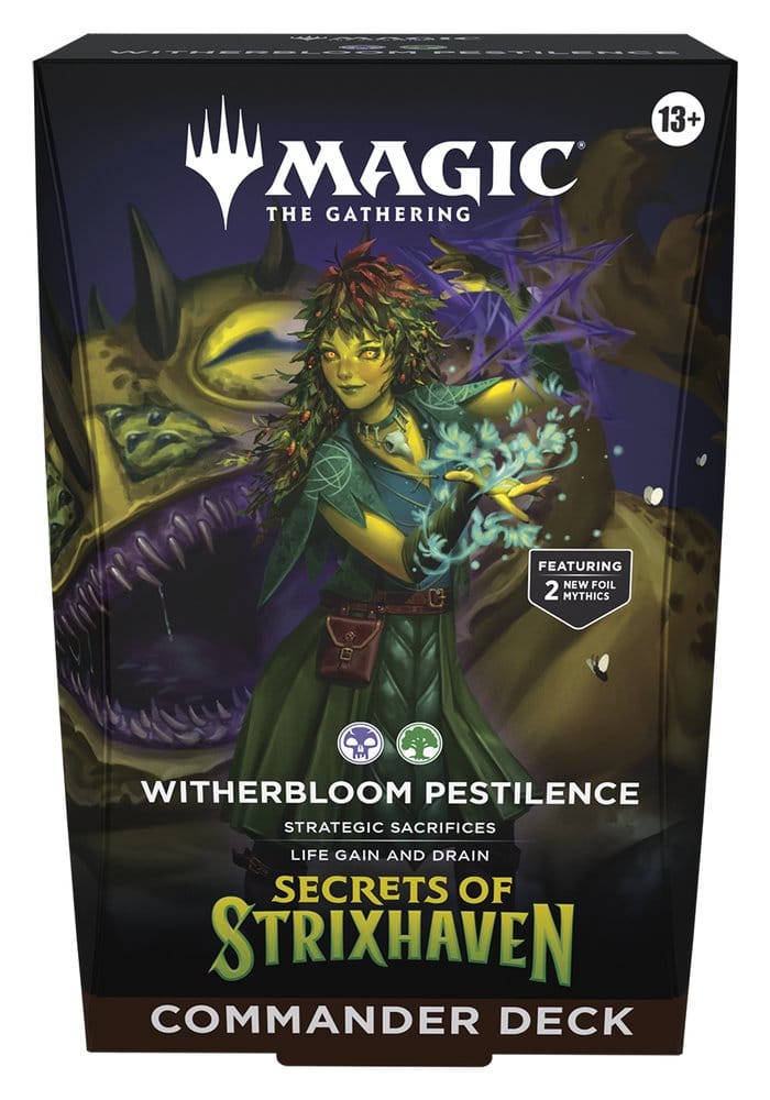 Magic the Gathering Secrets of Strixhaven Commander Decks Case (5) english