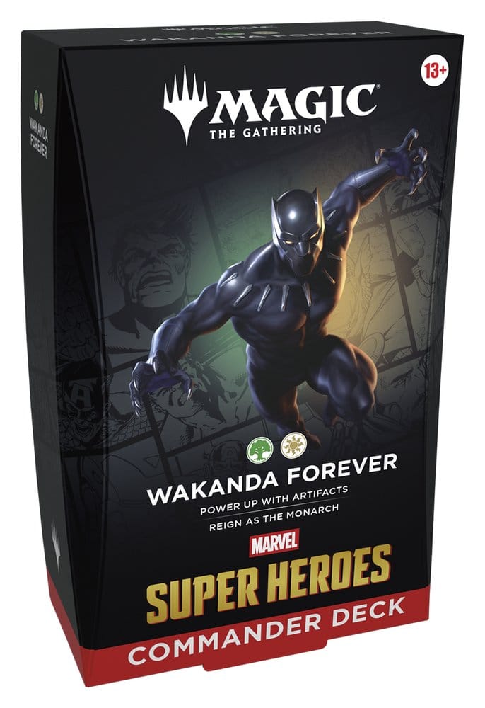Magic the Gathering Marvel Super Heroes Commander Decks Case (4) english