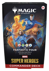 Magic the Gathering Marvel Super Heroes Commander Decks Case (4) english