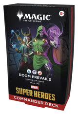 Magic the Gathering Marvel Super Heroes Commander Decks Case (4) english