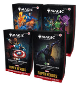 Magic the Gathering Marvel Super Heroes Commander Decks Case (4) german