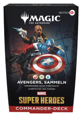 Magic the Gathering Marvel Super Heroes Commander Decks Case (4) german