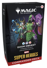 Magic the Gathering Marvel Super Heroes Commander Decks Case (4) german