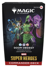 Magic the Gathering Marvel Super Heroes Commander Decks Case (4) german