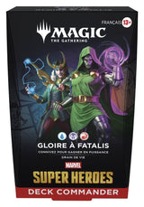 Magic the Gathering Marvel Super Heroes Commander Decks Case (4) french