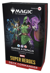 Magic the Gathering Marvel Super Heroes Commander Decks Case (4) french