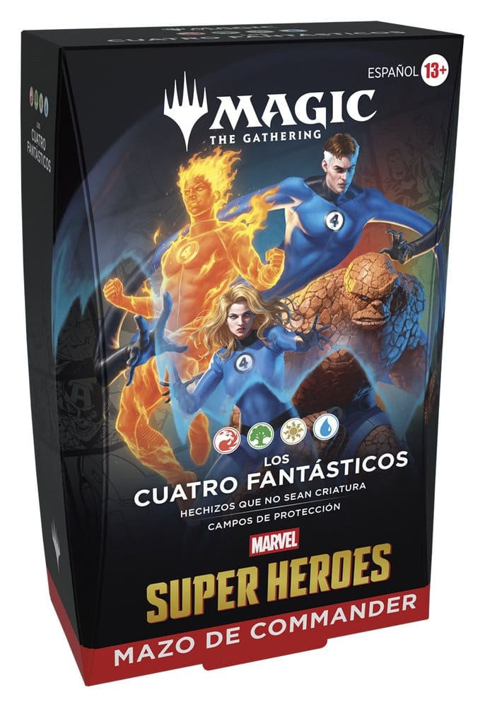 Magic the Gathering Marvel Super Heroes Commander Decks Case (4) spanish
