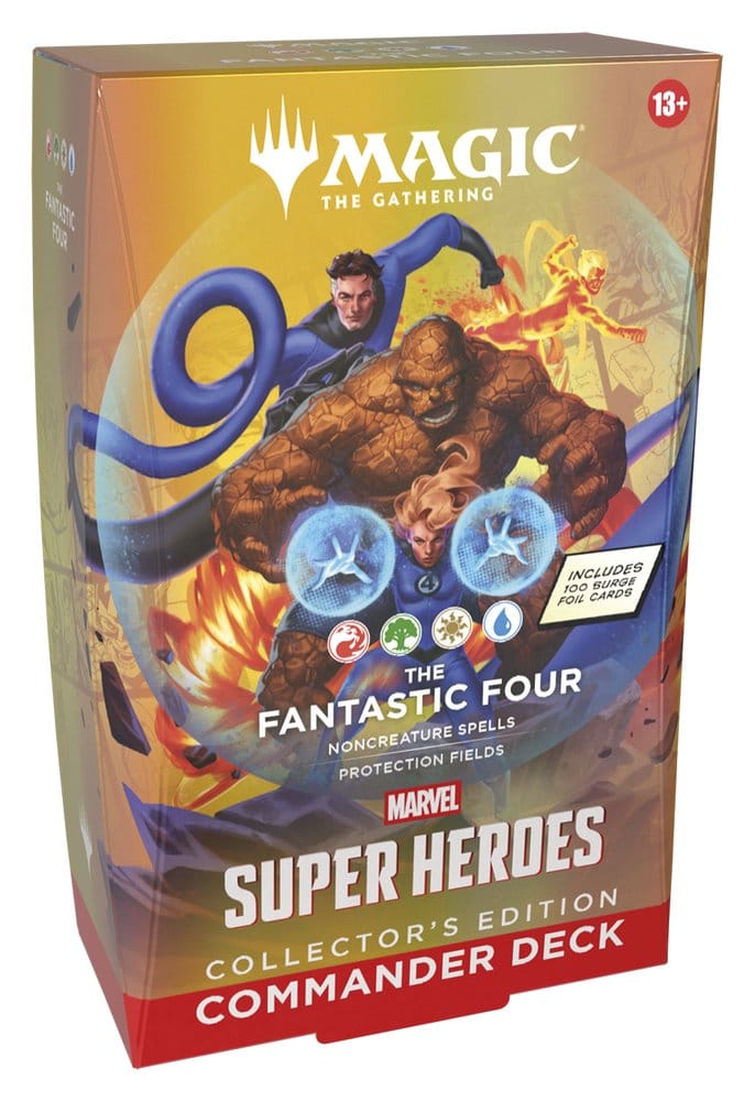 Magic the Gathering Marvel Super Heroes Collector's Edition Commander Decks Case (4) english