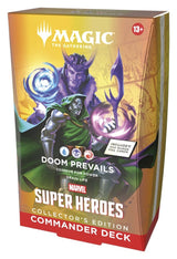 Magic the Gathering Marvel Super Heroes Collector's Edition Commander Decks Case (4) english