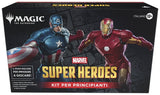 Magic the Gathering Marvel Super Heroes Beginner Box Case (3) italian