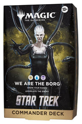 Magic the Gathering Star Trek Commander Decks Case (4) english
