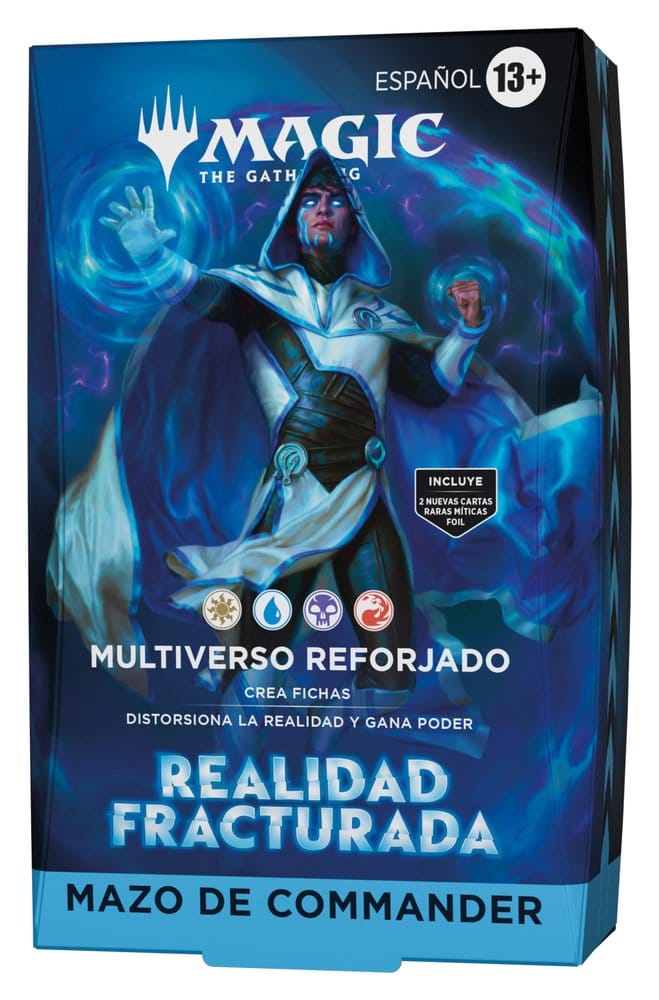 Magic the Gathering Realidad fracturada Commander Deck Multiverse Reforged Assortment (4) spanish