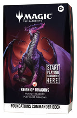 Magic the Gathering Foundations Commander Decks Case (5) english