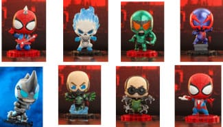 Spider-Man Cosbi Mini Figures 8 cm Blind Box Display (8)
